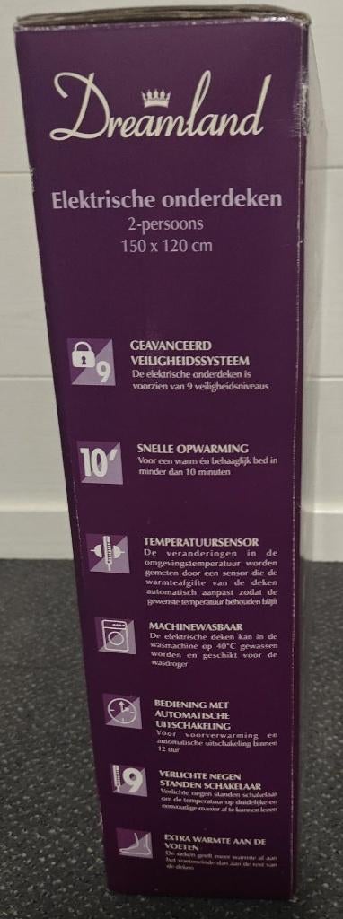 elektrische deken, Huis en Inrichting, Slaapkamer | Beddengoed, Ophalen, Zo goed als nieuw, Deken of Dekbed