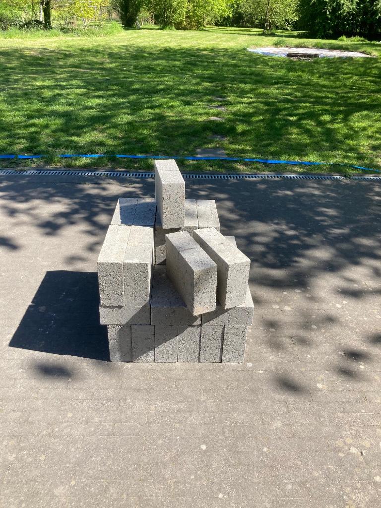 Lot de blocs de béton complets, Enlèvement, Comme neuf, Béton