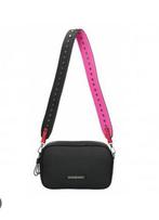 Superbe sac bandoulière noir Pepe Jeans en cuir noir Prix50€, Enlèvement, Comme neuf, Noir, Cuir