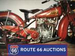 Indian Sport Scout 45ci | 1939 | Route 66 Auctions, Overige merken, Zwart, Bedrijf, Handgeschakeld
