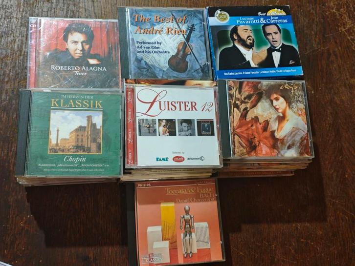PLUS DE 65 CD CLASSIQUES, DONT PAVAROTTI ET MOZART,..., CD & DVD, CD | Classique, Comme neuf, Autres types, Avec livret, Coffret
