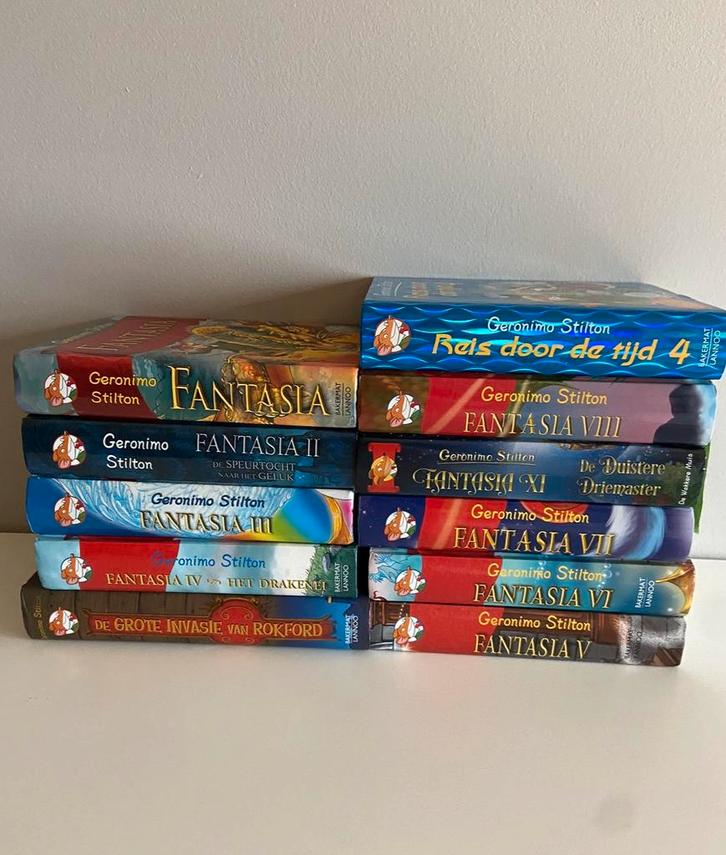 Collectie Geronimo Stilton Fantasia reeks 11 boeken, Boeken, Kinderboeken | Jeugd | 10 tot 12 jaar, Zo goed als nieuw, Ophalen