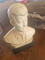 Buste en albâtre J.F.K. 14 cm h1900/santini €75, Antiquités & Art, Enlèvement, Buste