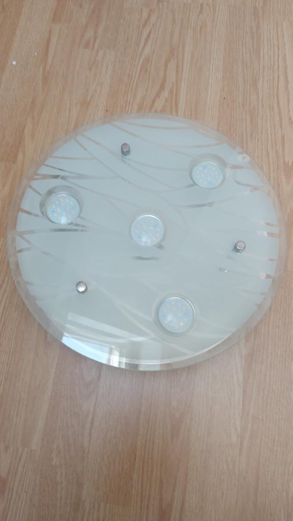 Cirkel met 4 spots, Ophalen, Gebruikt, Glas