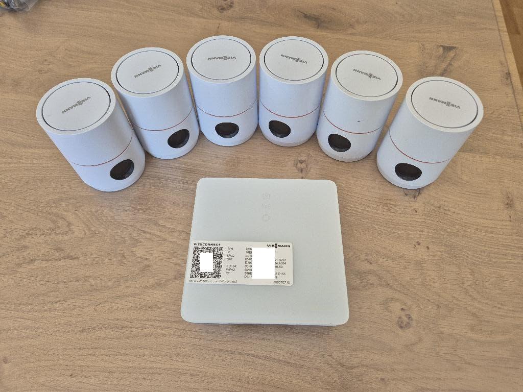 Viessmann Vitoconnect OPTO2 + 6 vannes de radiateurs, Bricolage & Construction, Chauffage & Radiateurs, Utilisé, Chaudière CC ou Chaudière combinée