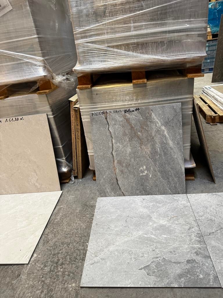 Carrelage 60x60 imitation pierre, Envoi, Comme neuf