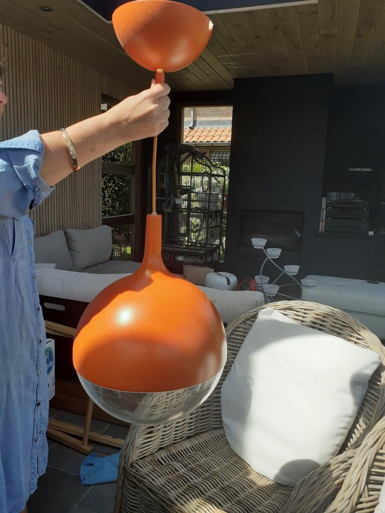 Vaster Ikea lamp luster 1990, Huis en Inrichting, Kunststof, 50 tot 75 cm, Ophalen of Verzenden, Zo goed als nieuw