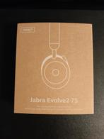 Casque sans fil Jabra Evolve2 75, Enlèvement ou Envoi, Fonction muet du microphone, Comme neuf, Over-ear