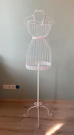 Mannequin porte vêtements en métal blanc style vintage, Maison & Meubles, Enlèvement, Comme neuf, Métal