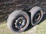 2 jantes avec pneus en bon état VW Audi 15R, Enlèvement, Utilisé