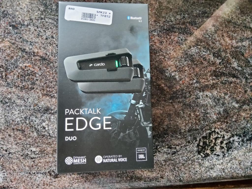 Cardo Packtalk Edge Duo, Motoren, Ophalen, Zo goed als nieuw