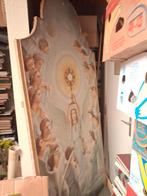 Des anges avec des ostensoirs. Peinture sur toile, Enlèvement