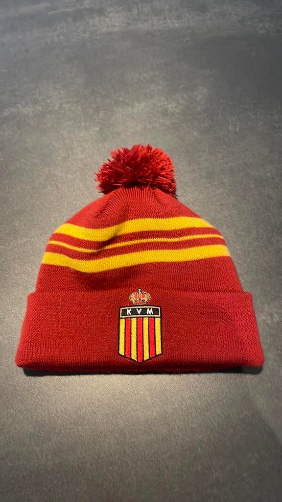 KV Mechelen muts kids, Verzamelen, Sportartikelen en Voetbal, Ophalen, Zo goed als nieuw, Pet of Muts