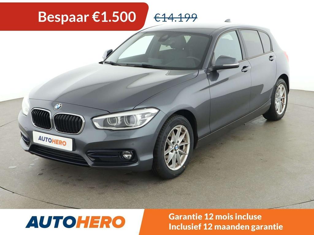 BMW 1 Serie 116 116i Sport Line, Autos, Cuir, Argent ou Gris, Euro 6, Boîte manuelle