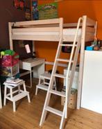 Lit mezzanine FLEXA CLASSIC blanchi, Ophalen of Verzenden, Gebruikt, Hoogslaper
