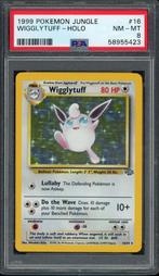 Wigglytuff Holo PSA 8 - 16/64 - Jungle 1999, Hobby en Vrije tijd, Verzamelkaartspellen | Pokémon, Verzenden, Zo goed als nieuw