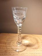 Hulstkamp oude Schiedammer, oud gezuurd borrelglas _8, Ophalen of Verzenden, Zo goed als nieuw, Borrel- of Shotglas