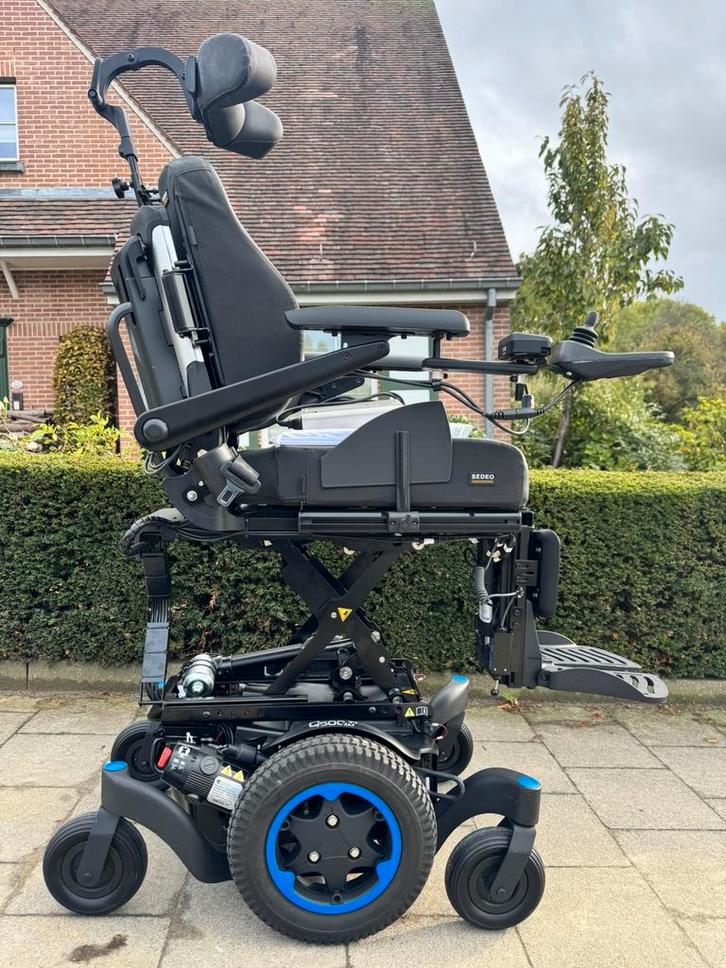 Fauteuil roulante Quickie Q500M chaise électrique etat neuf, Divers, Chaises roulantes, Enlèvement ou Envoi