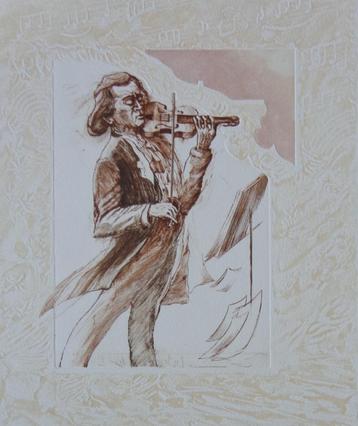 JEAN DUPUIS / PREMIER MOUVEMENT / KLEURETS / 70x56cm / SIG beschikbaar voor biedingen