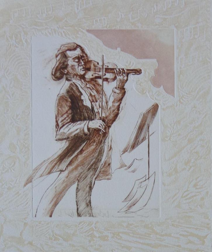 JEAN DUPUIS / PREMIER MOUVEMENT / KLEURETS / 70x56cm / SIG, Antiek en Kunst, Kunst | Litho's en Zeefdrukken, Ophalen of Verzenden