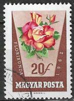 Hongarije 1962 - Yvert 1516 - Rozen (ST), Timbres & Monnaies, Timbres | Europe | Hongrie, Envoi, Affranchi