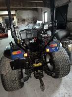 Tuin Traktor blauw nieuwstaat hydraulische aansluitingen, Enlèvement