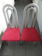 6 Stoelen, Huis en Inrichting, Ophalen, Stof, Gebruikt, Grijs