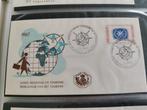 Belgie 1967 - FDC Wereldjaar van het toerisme, landkaart, Met envelop, Ophalen of Verzenden, Gestempeld, 1e dag stempel