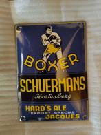 Schuermans Boxer emaille bordje GEZOCHT, Verzenden