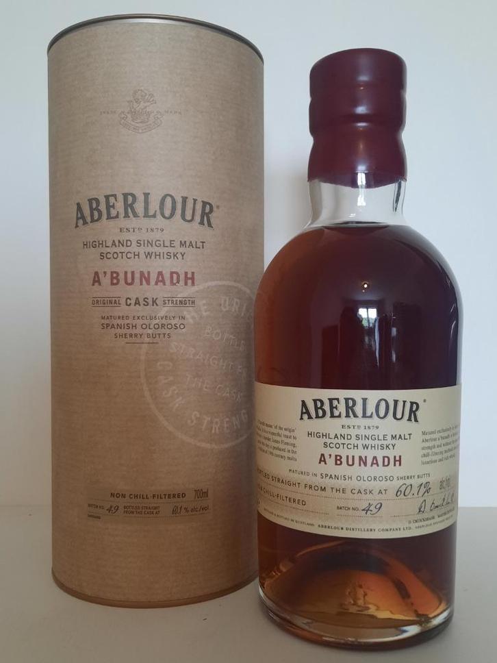 Aberlour A'Bunadh #49, Verzamelen, Wijnen, Nieuw, Overige typen, Overige gebieden, Vol, Ophalen of Verzenden