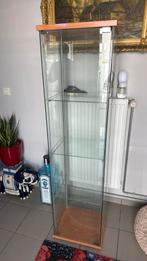 Glazen vitrine kast, Huis en Inrichting, Kasten | Vitrinekasten, Ophalen, Zo goed als nieuw