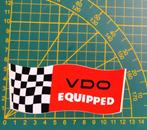 Sticker VDO equipped (Racing boordinstrumenten), Verzamelen, Ophalen of Verzenden