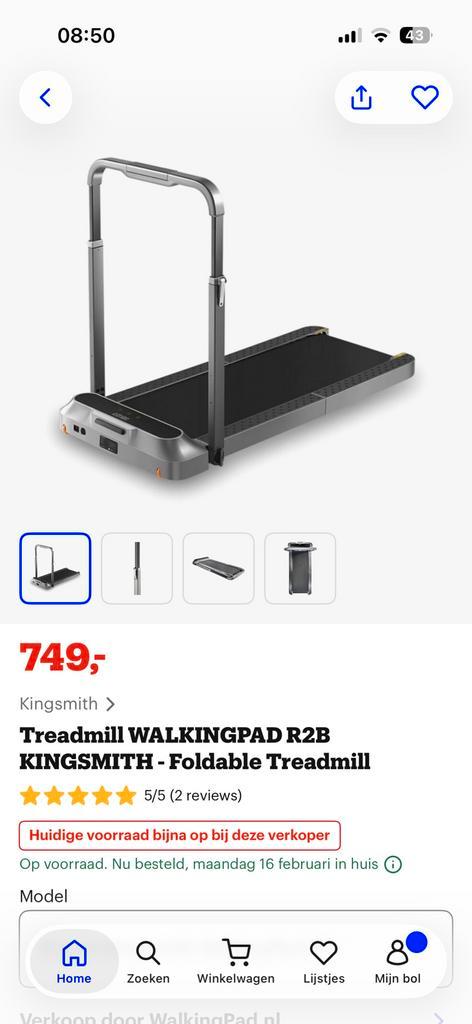 Xiaomi WalkingPad R2B Kingsmith, Sport en Fitness, Bergsport en Wandelen, Zo goed als nieuw, Ophalen