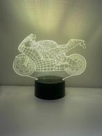 Nachtlamp 3D racer moto motorfiets, Ophalen of Verzenden