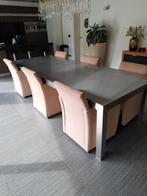 Design RVS eetkamertafel 3 meter x 1.20, Ophalen, Zo goed als nieuw