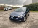 VW GOLF 6 AUTOMAAT 2010 150DKM BENZINE GEKEURD&GARANTIE, Auto's, Stof, Zwart, Blauw, 5 zetels