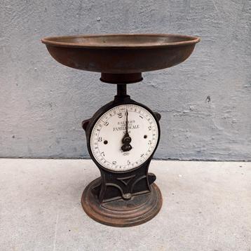 Weegschaal SALTER'S Family Scale No 50 Gietijzer Emaille Oud beschikbaar voor biedingen