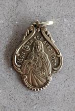 Medaillon, hanger Art Nouveau verguld, Ophalen of Verzenden, Gebruikt, Sieraad, Christendom | Katholiek