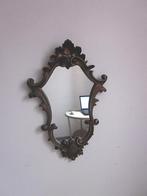 Joli miroir mouluré Louis XV en bois stuqué doré 1940, Antiquités & Art, Enlèvement ou Envoi