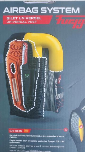 Airbag Furygan vest NIEUW, maat M of S beschikbaar voor biedingen