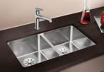 Dubbele spoelbak RVS 340/340-U onderbouw, Huis en Inrichting, Ophalen, Nieuw