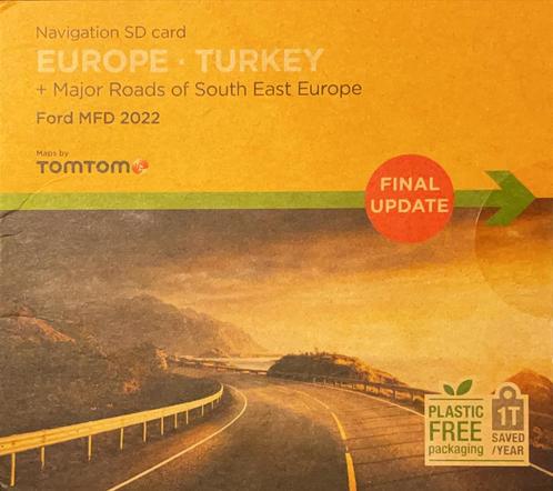 Navigatie SD Kaart Europa - Turkije / Ford MFD 2022, Auto diversen, Autonavigatie, Zo goed als nieuw, Ophalen