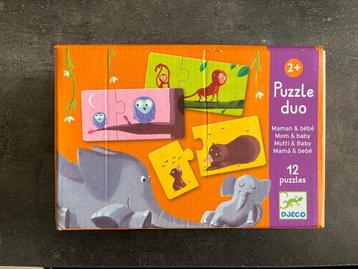 Puzzel duo (djeco) 2 stuks beschikbaar voor biedingen
