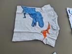grijs t-shirt met dino, CA, 104, Kinderen en Baby's, Kinderkleding | Maat 104, Ophalen of Verzenden, Zo goed als nieuw