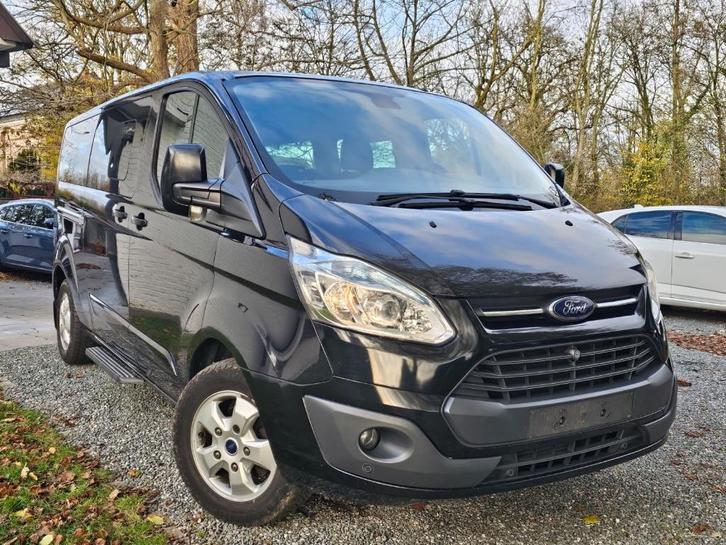 Ford Tourneo Custom 2.2 TDCi * 8 ZETELS * CAMERA+NAVI+BT+..*, Auto's, Ford, Bedrijf, Te koop, Overige modellen, ABS, Achteruitrijcamera