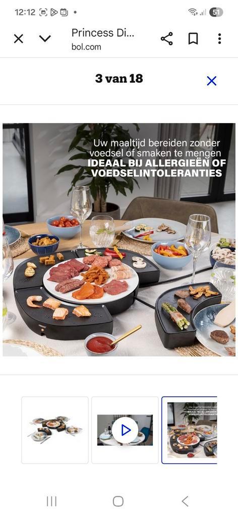 Princesse 01.103070.01.001, Electroménager, Plaques de gril, Neuf, Gril de table, Lave-vaisselle, Enlèvement