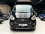 Ford Transit SPORT 2.0TDCi 185CV CARBOX LANG TVAC FULL O, Auto's, 1995 cc, 4 cilinders, Zwart, Leder