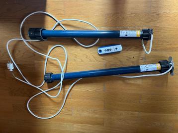 2 slimme elektrische rolluikmotoren + afstandsbediening, Enlèvement, Utilisé, Originale