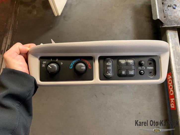 Bedieningspaneel kachel achter Chevrolet Transport 3.4L V6, Auto-onderdelen, Dashboard en Schakelaars, Gebruikt, Ophalen of Verzenden