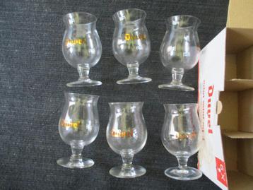  Nieuw nog Niet gebruikt MINI- mini 6st Drinkglazen   DUVEL  beschikbaar voor biedingen